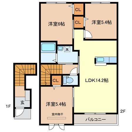 プロスパー板橋の物件間取画像